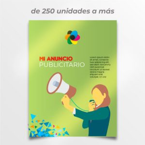 afiches tamaño 70 por 50 centimetros impreso en papel couche