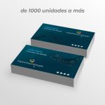 tarjeta personal repujado horizontal