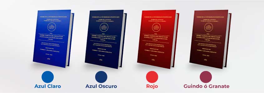 imagen de los colores del empastado