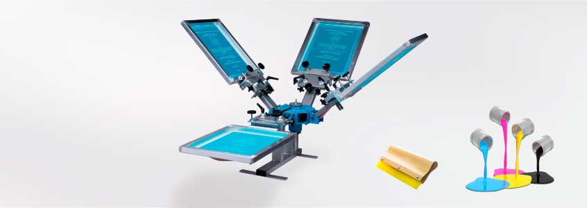 imagen del proceso de serigrafia