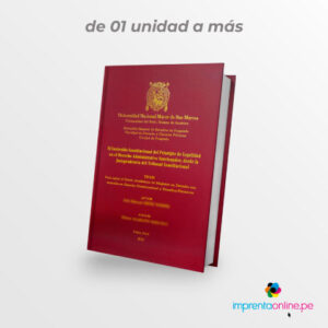 empastado tesis pan de oro universidad nacional mayor de san marcos