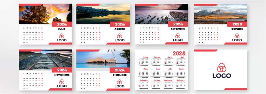 paginas calendario 12x16 centimetros