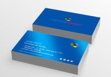 tarjeta personal brillo horizontal 350 gramos