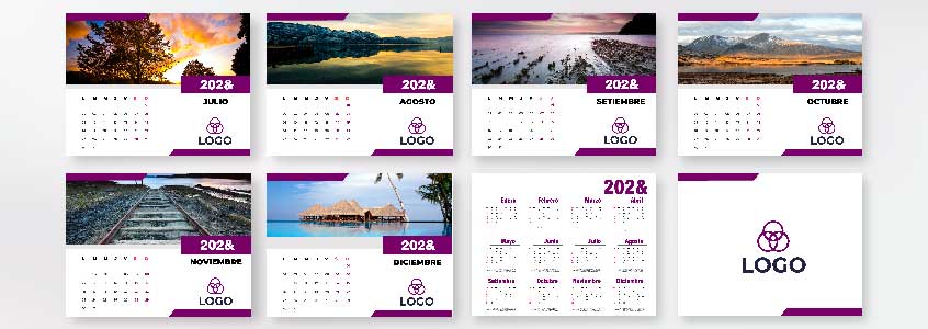 meses de julio a diciembre, paginas fechas siguiente año, pagina contracaratula
